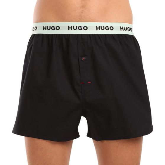 3PACK Boxershorts til mænd HUGO sort (50510216 005)