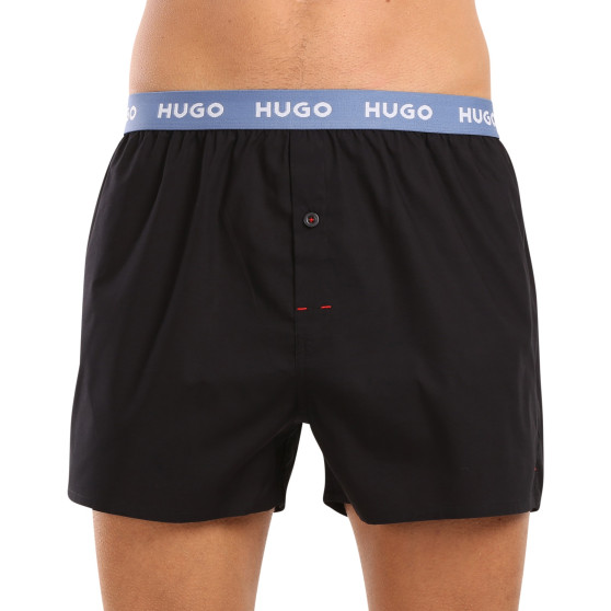 3PACK Boxershorts til mænd HUGO sort (50518079 961)