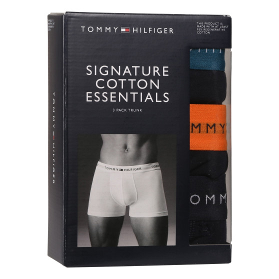 3PACK Boxershorts til mænd Tommy Hilfiger mørkeblå (UM0UM02763 0VH)