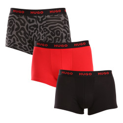 3PACK Boxershorts til mænd HUGO flerfarvet (50510192 321)