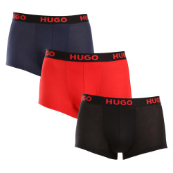 3PACK Boxershorts til mænd HUGO flerfarvet (50496723 003)