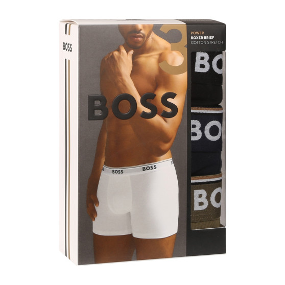 3PACK Boxershorts til mænd BOSS flerfarvet (50517828 983)