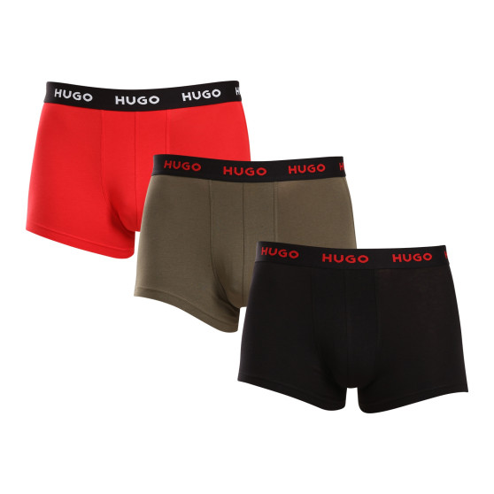 3PACK Boxershorts til mænd HUGO flerfarvet (50517878 964)