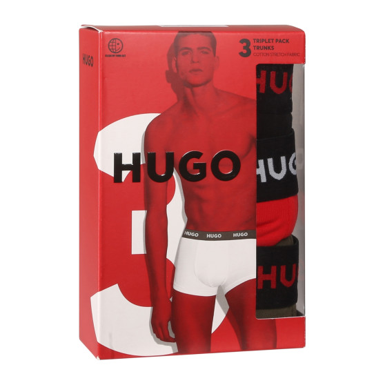 3PACK Boxershorts til mænd HUGO flerfarvet (50517878 964)