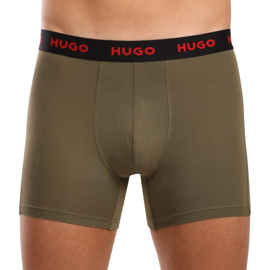 3PACK Boxershorts til mænd HUGO flerfarvet (50517887 978)