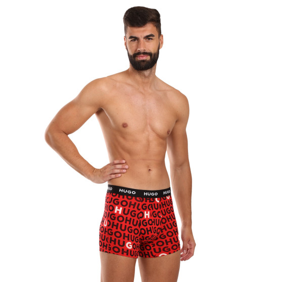 3PACK Boxershorts til mænd HUGO flerfarvet (50517887 978)