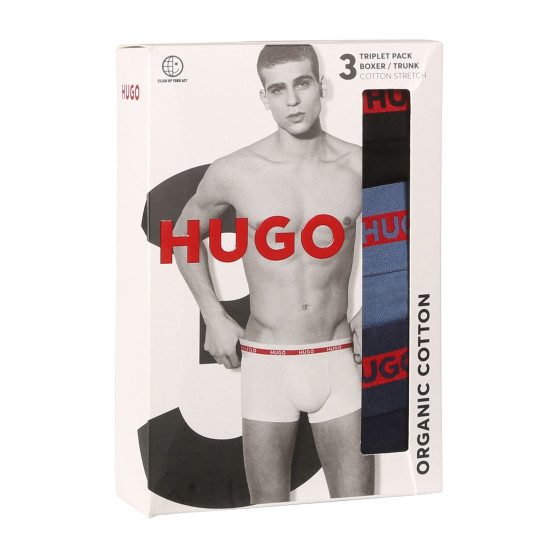 3PACK Boxershorts til mænd HUGO flerfarvet (50517883 970)