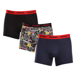 3PACK Boxershorts til mænd HUGO flerfarvet (50510192 321)