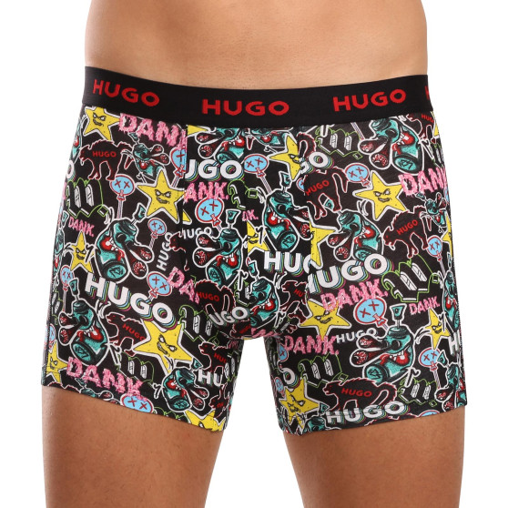 3PACK Boxershorts til mænd HUGO flerfarvet (50517887 979)