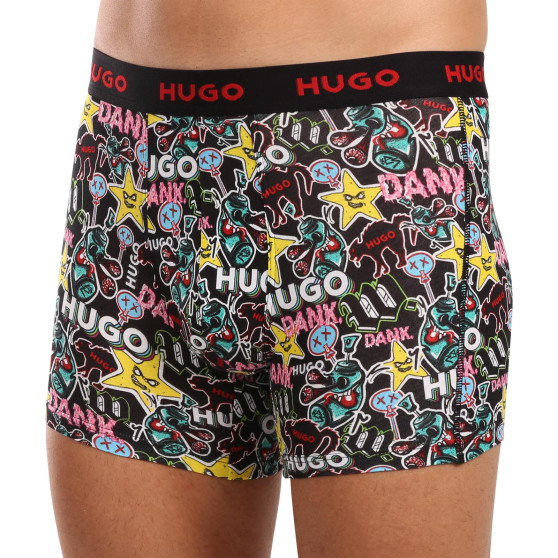 3PACK Boxershorts til mænd HUGO flerfarvet (50517887 979)