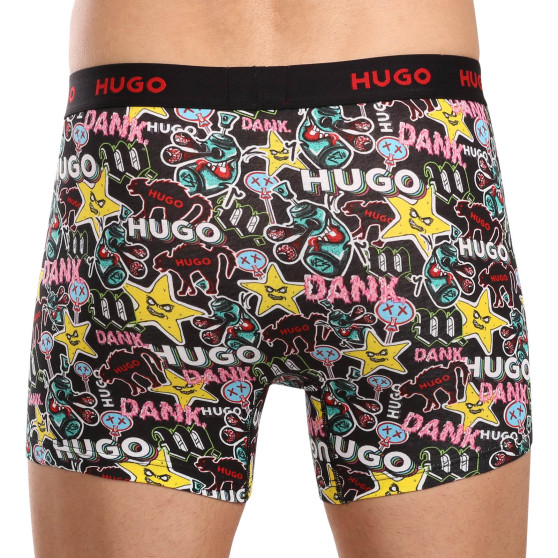 3PACK Boxershorts til mænd HUGO flerfarvet (50517887 979)