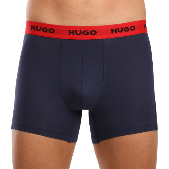 3PACK Boxershorts til mænd HUGO flerfarvet (50517887 979)