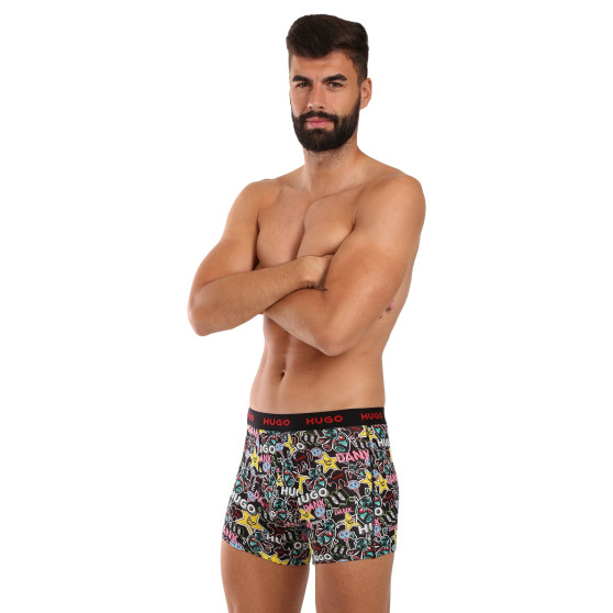 3PACK Boxershorts til mænd HUGO flerfarvet (50517887 979)