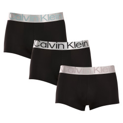 3PACK Boxershorts til mænd Calvin Klein sort (NB3074A-QTE)