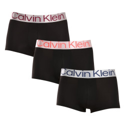 3PACK Boxershorts til mænd Calvin Klein sort (NB3074A-MJ3)