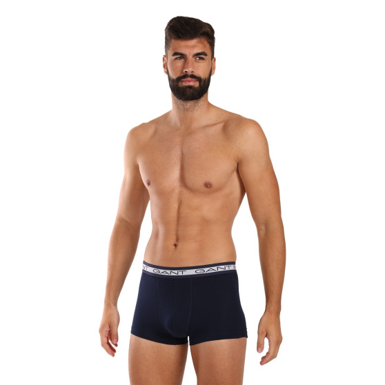 3PACK Boxershorts til mænd Gant blå (900003053-410)