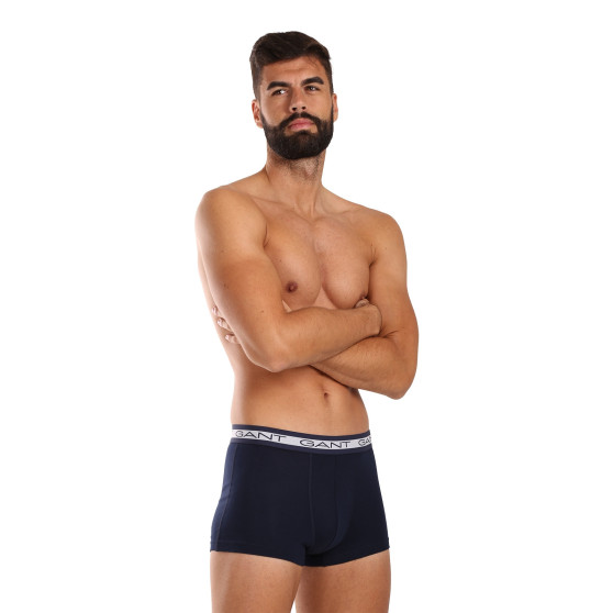 3PACK Boxershorts til mænd Gant blå (900003053-410)