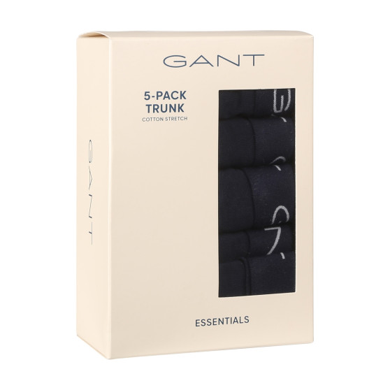 5PACK Boxershorts til mænd Gant blå (900015003-410)