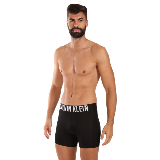 3PACK Boxershorts til mænd Calvin Klein sort (NB3612A-MDL)