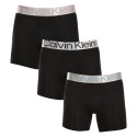 3PACK Boxershorts til mænd Calvin Klein sort (NB3075A-QTE)