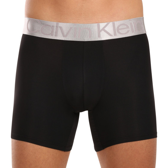 3PACK Boxershorts til mænd Calvin Klein sort (NB3075A-QTE)