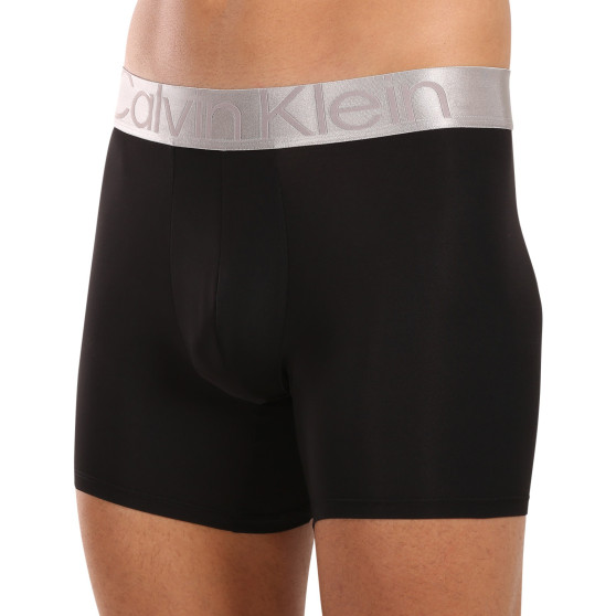 3PACK Boxershorts til mænd Calvin Klein sort (NB3075A-QTE)