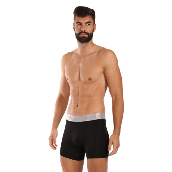 3PACK Boxershorts til mænd Calvin Klein sort (NB3075A-QTE)