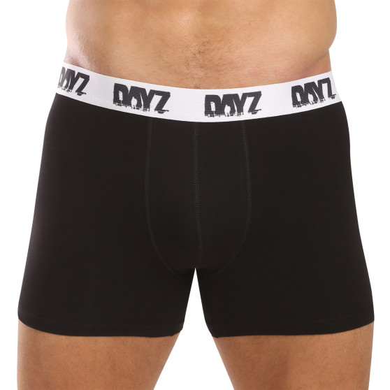 3PACK Boxershorts til mænd DAYZ sort (DZ001)