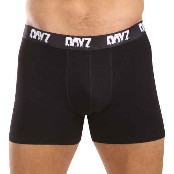 3PACK Boxershorts til mænd DAYZ sort (DZ001)