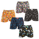 5PACK Boxershorts til mænd Styx art klassisk gummi flerfarvet (5A1182348)