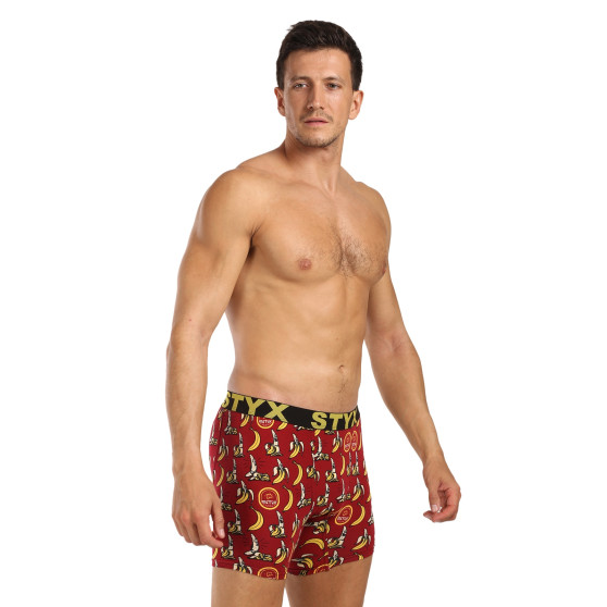 Styx Boxershorts til mænd, lange kunstsportsbananer af gummi (UN1359)