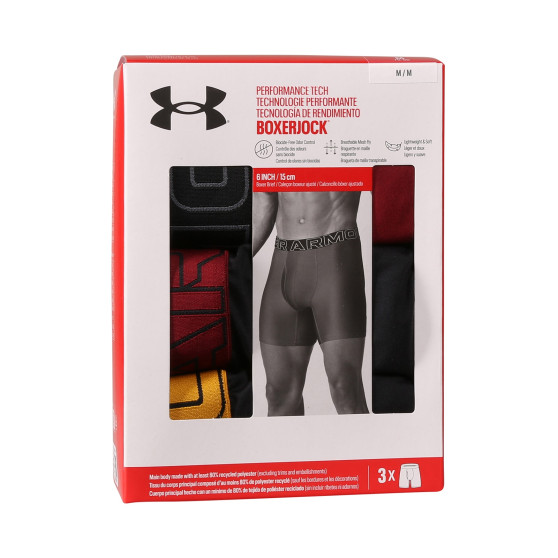 3PACK Boxershorts til mænd Under Armour flerfarvet (1383878 625)