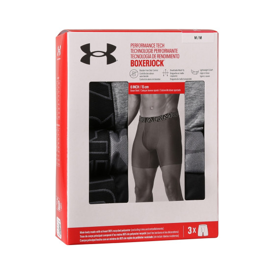 3PACK Boxershorts til mænd Under Armour flerfarvet (1383879 035)