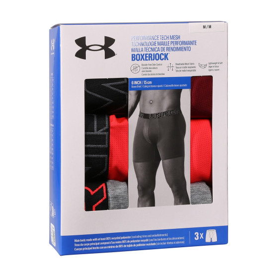 3PACK Boxershorts til mænd Under Armour flerfarvet (1383884 625)