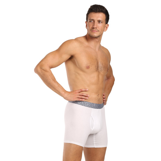 3PACK Boxershorts til mænd Under Armour hvid (1383889 100)