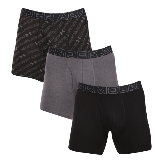 3PACK Boxershorts til mænd Under Armour flerfarvet (1383890 001)