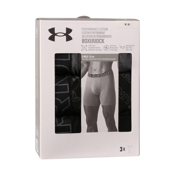 3PACK Boxershorts til mænd Under Armour flerfarvet (1383890 001)