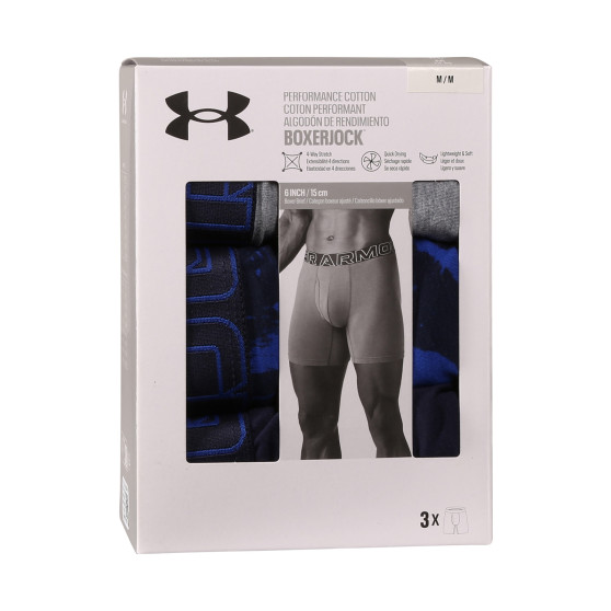 3PACK Boxershorts til mænd Under Armour flerfarvet (1383890 400)