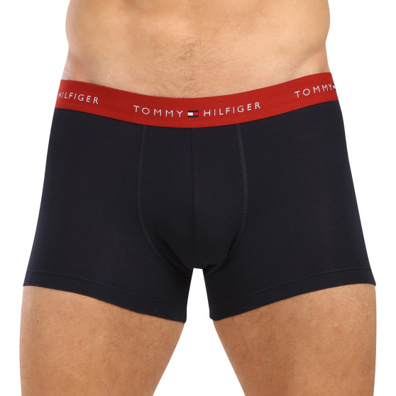 3PACK Boxershorts til mænd Tommy Hilfiger mørkeblå (UM0UM02763 0WR)