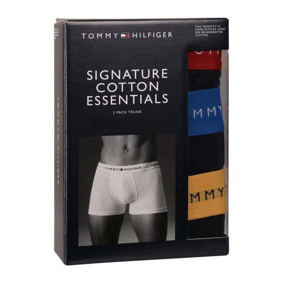 3PACK Boxershorts til mænd Tommy Hilfiger mørkeblå (UM0UM02763 0WR)