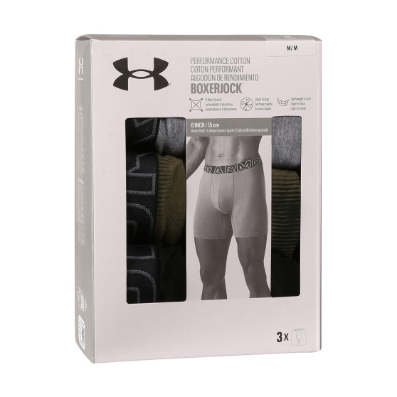 3PACK Boxershorts til mænd Under Armour flerfarvet (1383890 390)