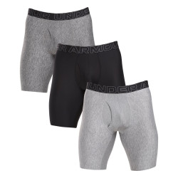 3PACK Boxershorts til mænd Under Armour sort (1383880 001)