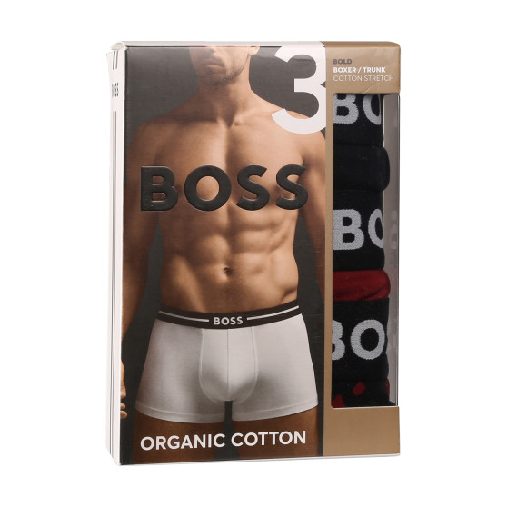 3PACK Boxershorts til mænd BOSS flerfarvet (50517836 977)