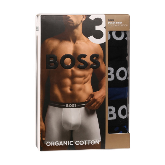 3PACK Boxershorts til mænd BOSS flerfarvet (50517840 982)