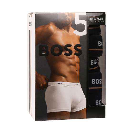 5PACK Boxershorts til mænd BOSS flerfarvet (50517854 973)