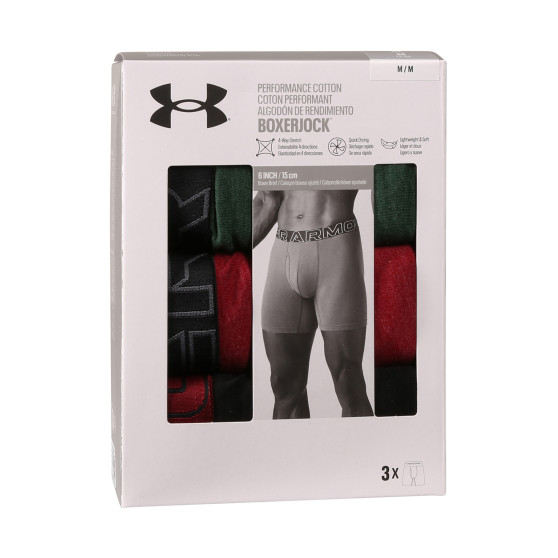 3PACK Boxershorts til mænd Under Armour flerfarvet (1383889 302)