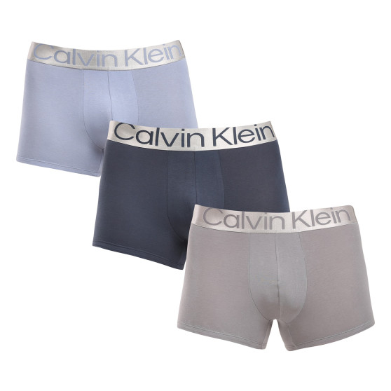 3PACK Boxershorts til mænd Calvin Klein flerfarvet (NB3130A-PZD)