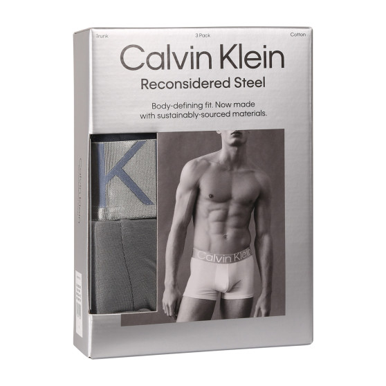 3PACK Boxershorts til mænd Calvin Klein flerfarvet (NB3130A-PZD)