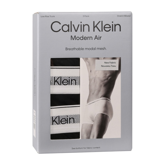 3PACK Boxershorts til mænd Calvin Klein sort (NB3956A-UB1)