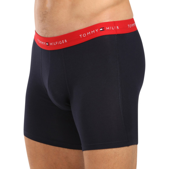 3PACK Boxershorts til mænd Tommy Hilfiger mørkeblå (UM0UM02765 0W3)